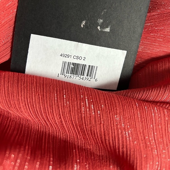 Ieena for Mac Duggal 49291 NWT Chiffon One Shoulder Evening Dress - Picture 9 of 10